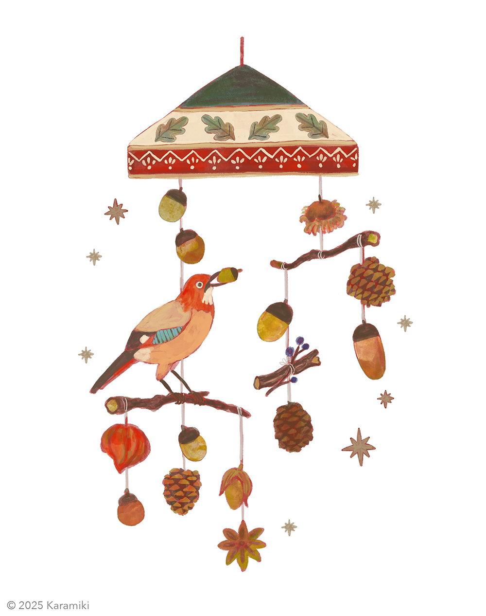 ドングリモビールイラスト